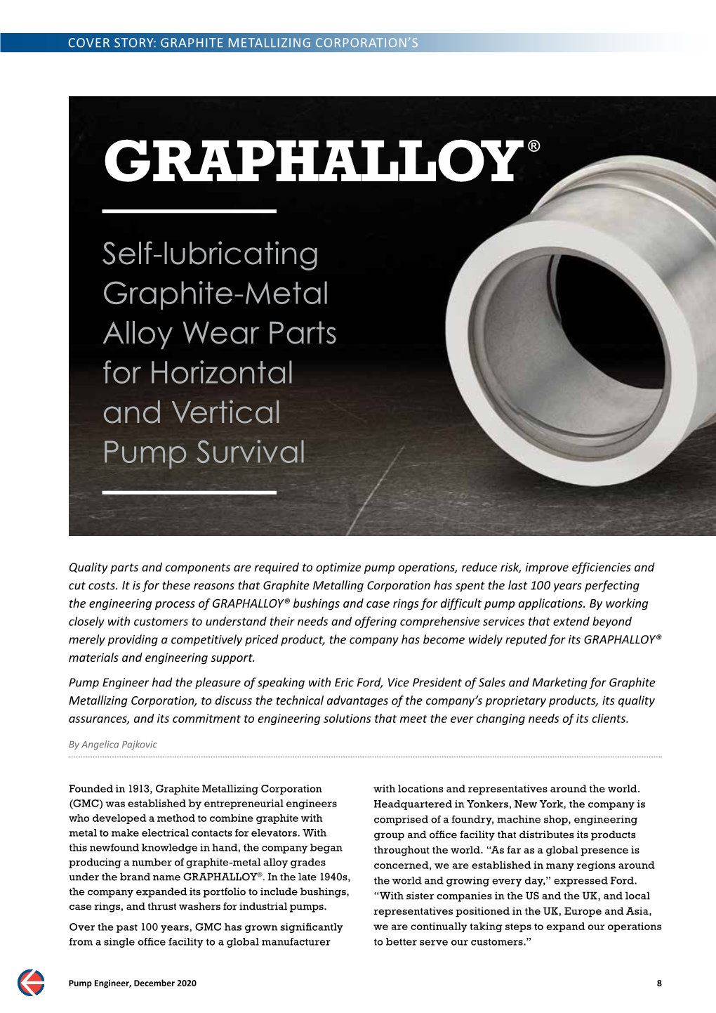 GRAPHALLOY® Bushings and Case Rings for Difficult Pump Applications