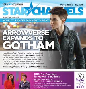 ARROWVERSE EXPANDS to GOTHAM Kate Kane (Ruby Rose) Protects the People of Gotham from Evildoers in Batwoman