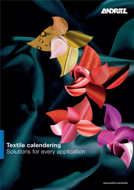 Textile Calendering Solutions for Every Application