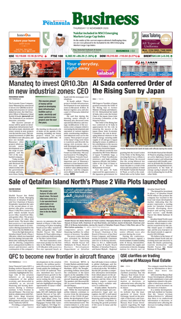 Manateq to Invest QR10.3Bn in New Industrial