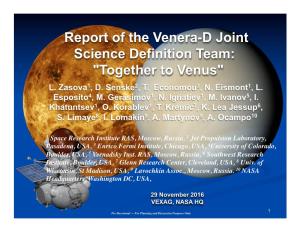 Venera-D VEXAG Briefing 161126.Pptx