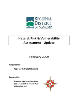 Hazard, Risk & Vulnerability Assessment