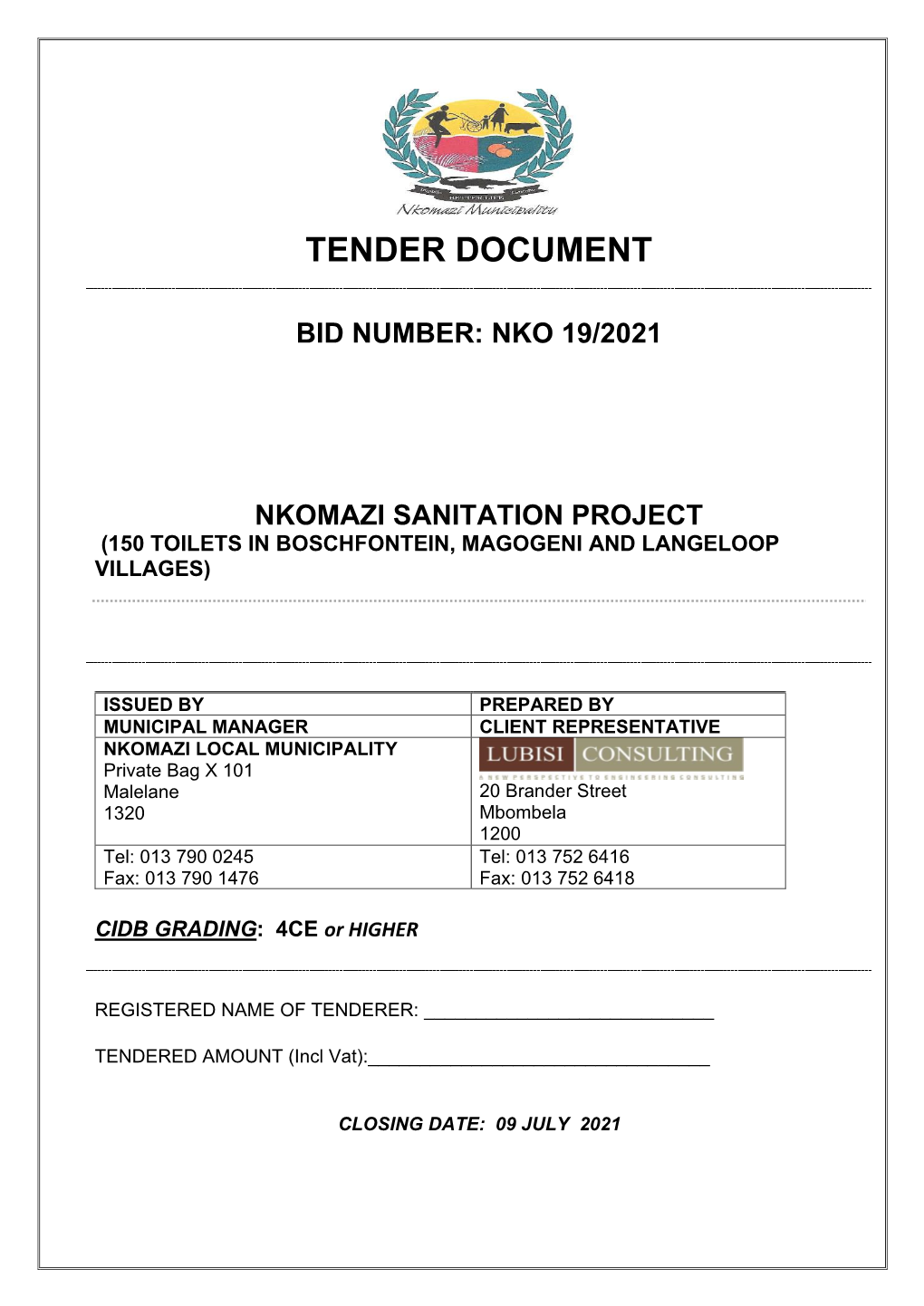 Tender Document