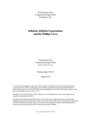 Inflation, Inflation Expectations, and the Phillips Curve