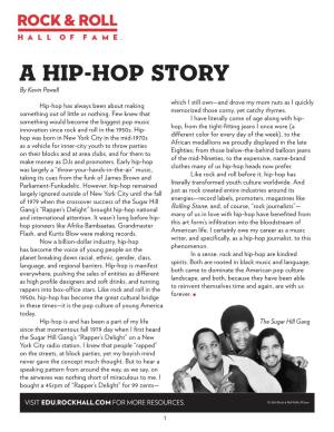 A Hip Hop Story