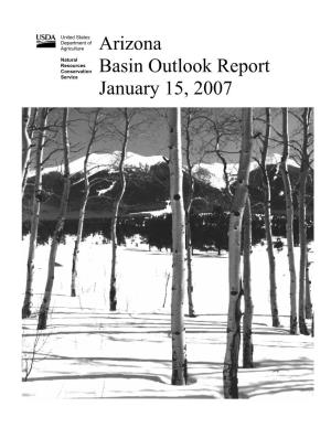 ARIZONA Water Supply Outlook Report As of April 1, 1995