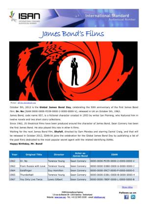 James Bond's Films