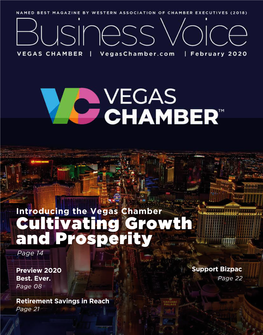 Business Voice February 2020 Vegas Chamber Leadership Foundation Vegas Young Professionals