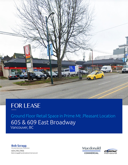 605 & 609 East Broadway for LEASE