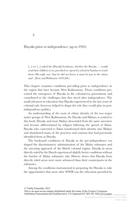 Downloaded from Brill.Com09/29/2021 07:51:53AM Via Free Access | Regime Change and Ethnic Politics in Indonesia the Catholic Mission to the Dayaks