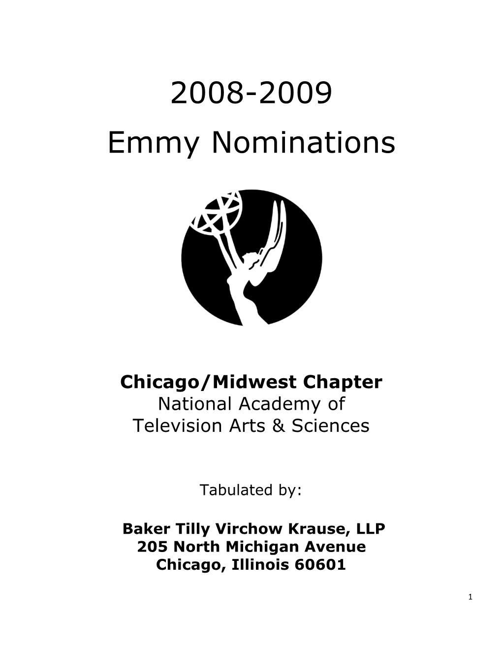 2008-2009 Emmy Nominations