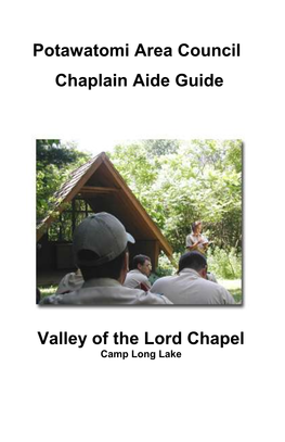 Potawatomi Area Council Chaplain Aide Guide Valley of the Lord Chapel