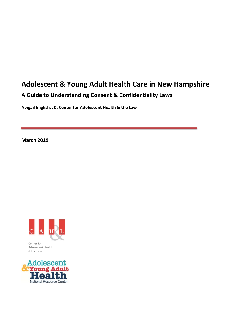 Adolescent & Young Adult Health Care in New Hampshire