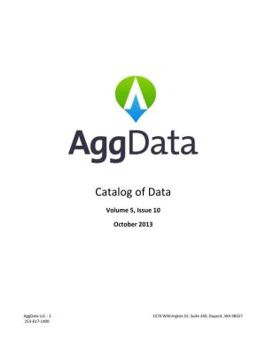 Catalog of Data