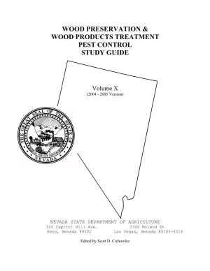 Wood Preservation & Wood Products Treatment Pest Control Study Guide