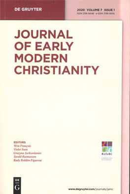 Journal of Early Modern Christianity