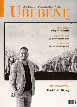 Dietmar Brixy UBI BENE Editorial