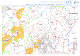 Carte 2-55 : Préaux (Nord) Et La Vieux-Rue (Nord)