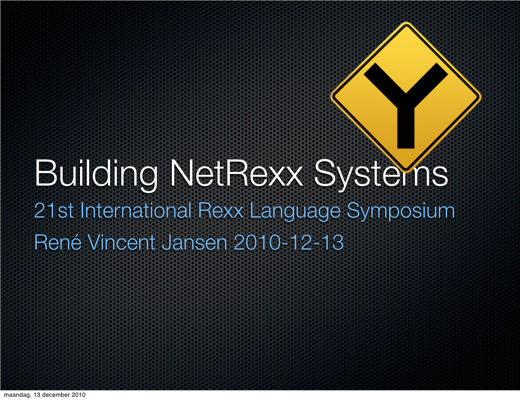 Building Netrexx Systems.Pdf