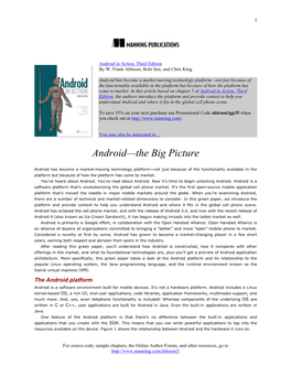 Android—The Big Picture
