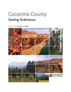 Coconino County Zoning Ordinance