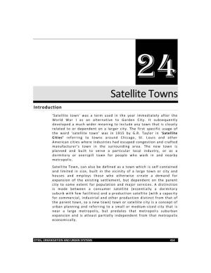 Satellite Towns