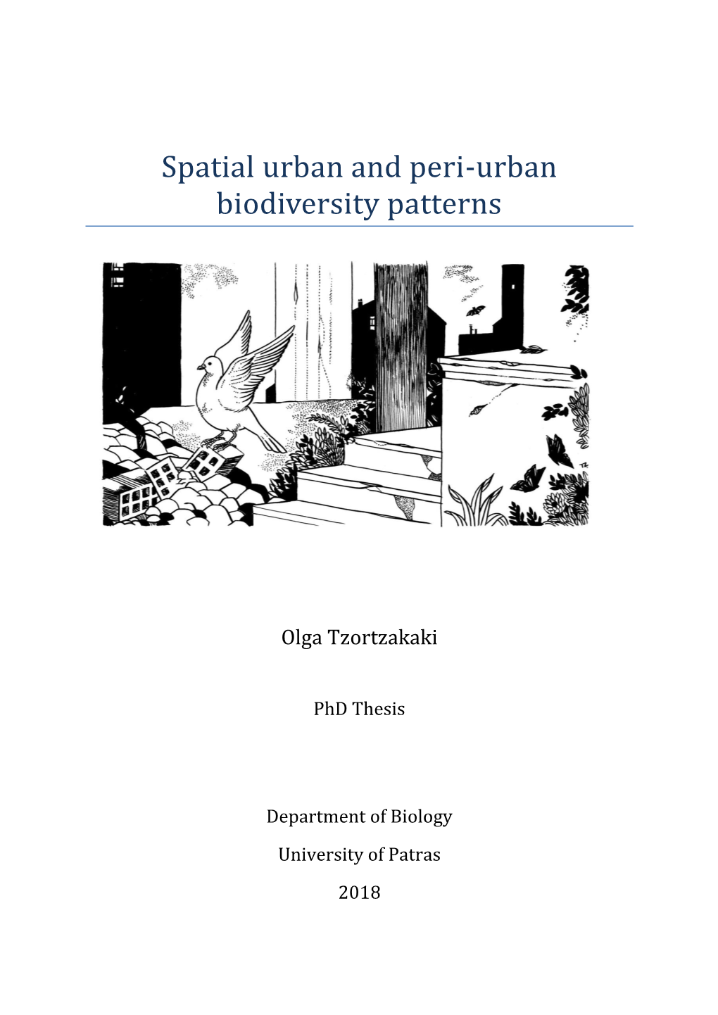 Spatial Urban and Peri-Urban Biodiversity Patterns