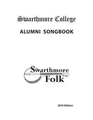 Swarthmore Folk Alumni Songbook 2019