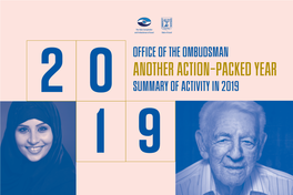 Office of the Ombudsman Summary of Activity in 2019
