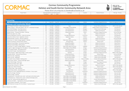 Helston and South Kerrier Cormac Community Programme