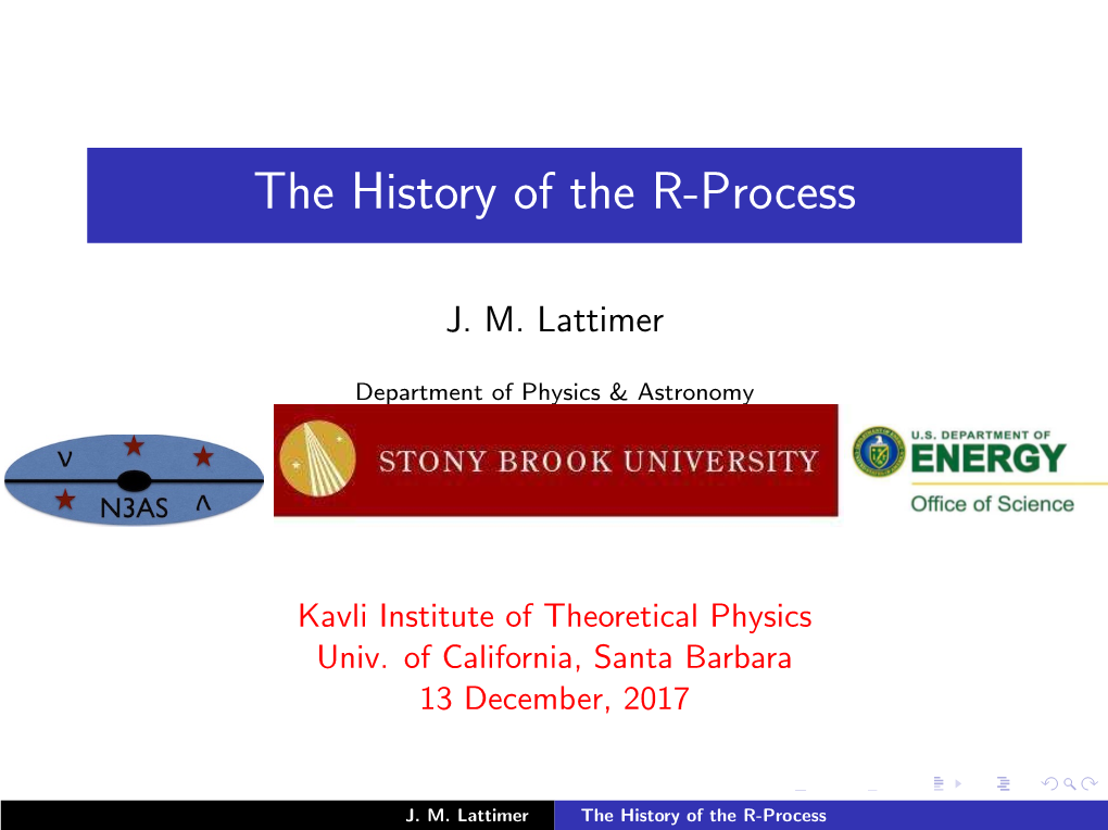 The History of the R-Process