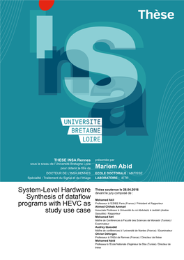 System-Level Hardware Synthesis of Dataflow Programs with HEVC As Study Use Case