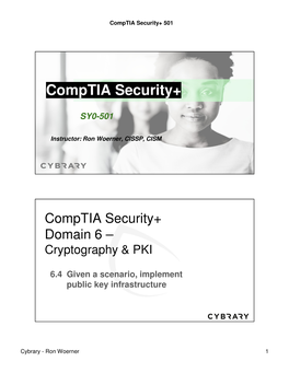 Comptia Security+ 501