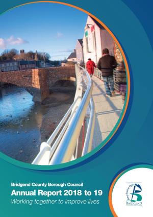 Bridgend County Borough Annual Report, 2018 to 2019