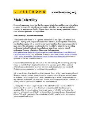 Male Infertility