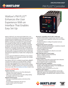 PM PLUS™ Specification Sheet
