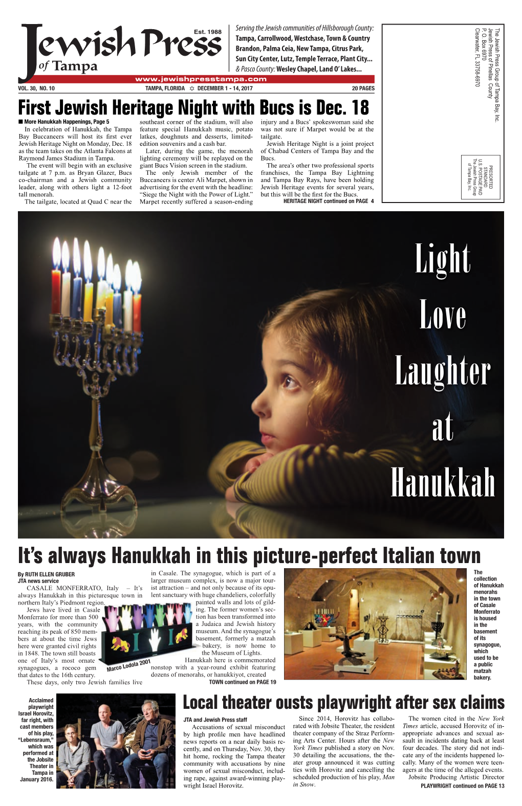 Light Love Laughter at Hanukkah