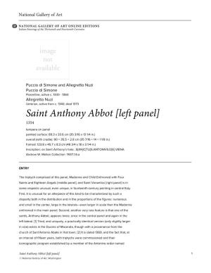 Saint Anthony Abbot [Left Panel]