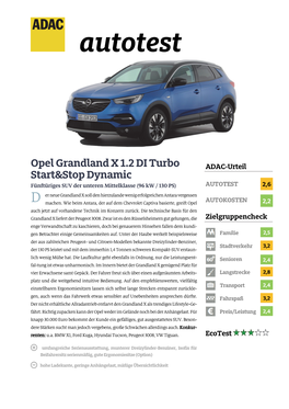 Opel Grandland X 1.2 DI Turbo Start&Stop Dynamic