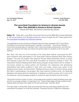 LBF Press Release 2017 Awards