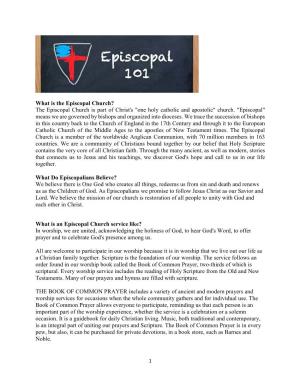 The Episcopal Church Is Part of Christ's "One Holy Catholic and Apostolic" Church