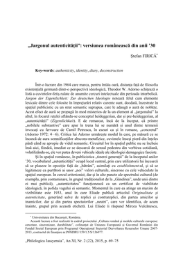 O Sută De Ani De Cartografie Lingvistică Românească