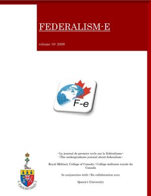 Federalism-E