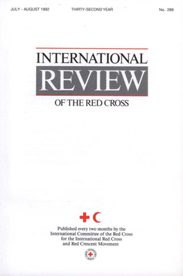 International Review of the Red Cross, July