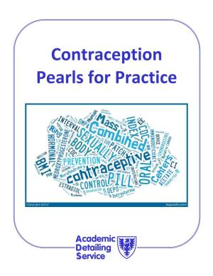 Contraception Pearls for Practice