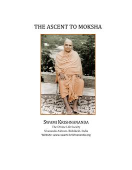 The Ascent to Moksha