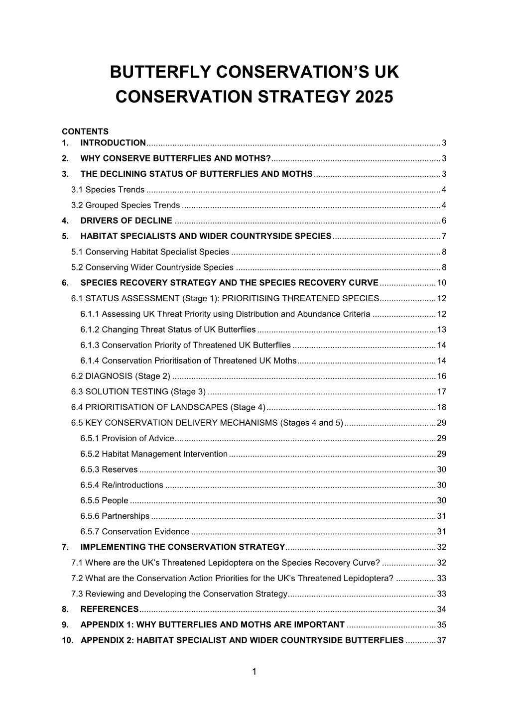 Butterfly Conservation's Uk Conservation Strategy 2025