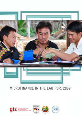 Microfinance in the Lao Pdr, 2009