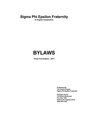 Sigma Phi Epsilon Fraternity a Virginia Corporation
