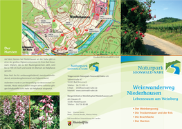 Flyer "Weinwanderweg Niederhausen"